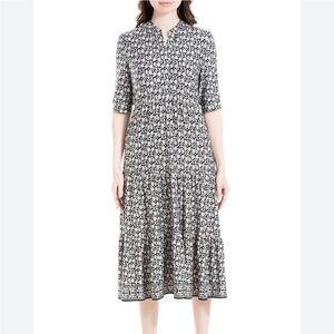 Max Studio Everyday Printed Midi Dress XL